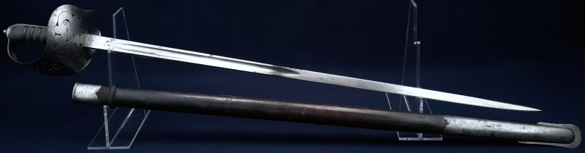 British Indian Army 1898 Pattern Infantry Staff Sergeants Sword by Wilkinson, With Unit Mark 02